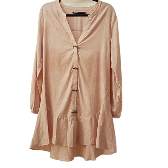 Vix Dresses & Skirts - Vix Hermanny peach color linen Beach Dress